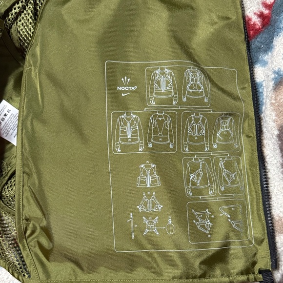 Nike Nocta /Innerraum Olive Tactical Vest with panells mens xxl/xxxl - Picture 8 of 9